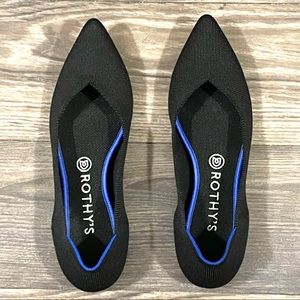 ROTHY’S Black Solid Flats